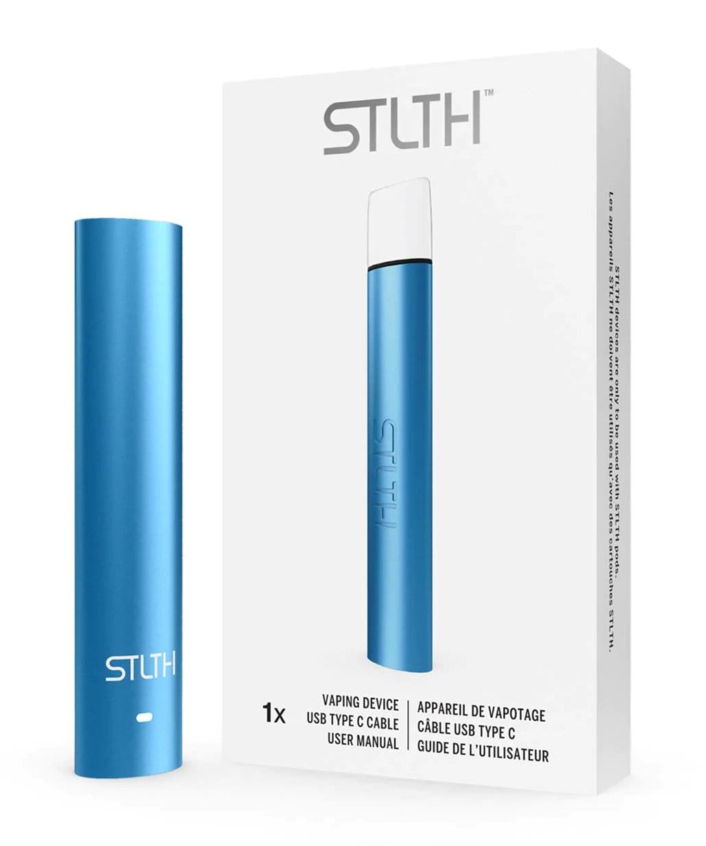 STLTH Type-C Pod Device Anodized Blue Winkler Vape SuperStore and Bong Shop Manitoba Canada