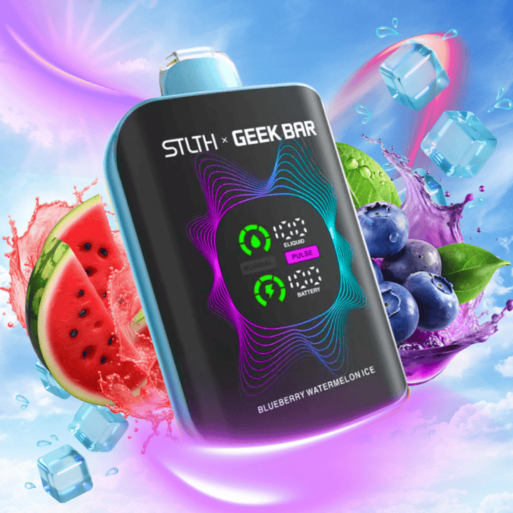 STLTH x Geek Bar 80K Disposable Vape - Blueberry Watermelon Ice Winkler Vape SuperStore and Bong Shop Manitoba Canada