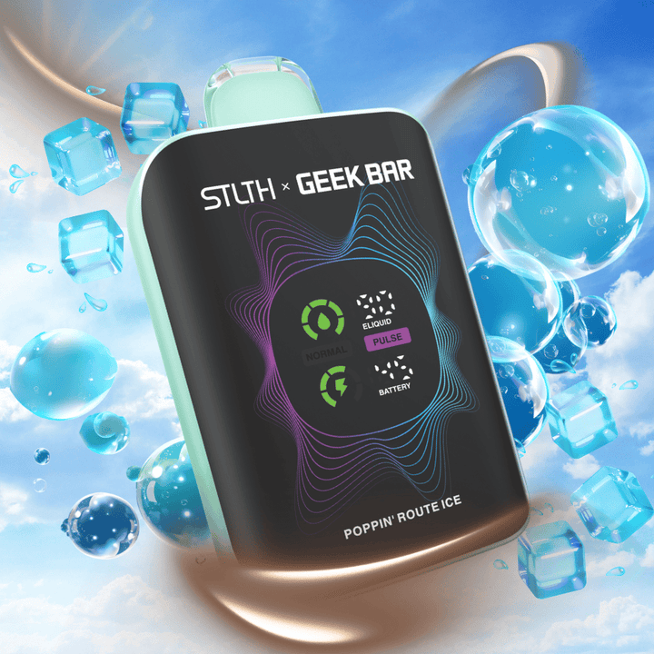 STLTH x Geek Bar 80K Disposable Vape - Poppin' Route Ice 80000 Puffs / 20mg Winkler Vape SuperStore and Bong Shop Manitoba Canada