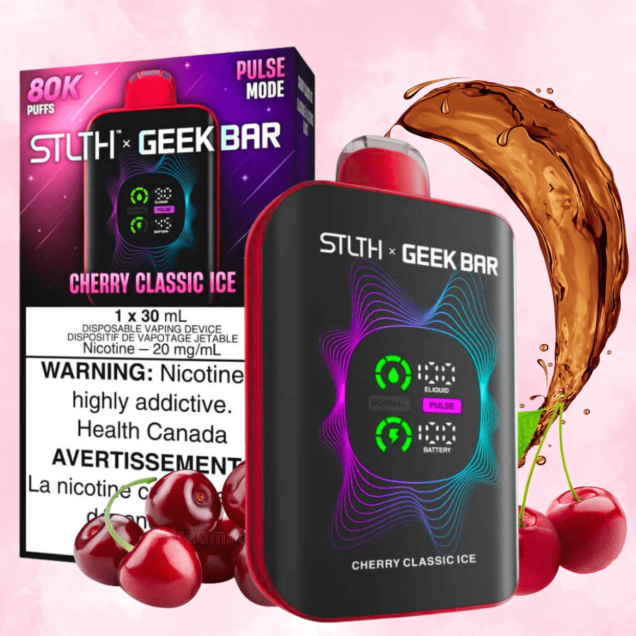 STLTH x Geek Bar 80K Disposable Vape - Wild Watermelon Ice Winkler Vape SuperStore and Bong Shop Manitoba Canada