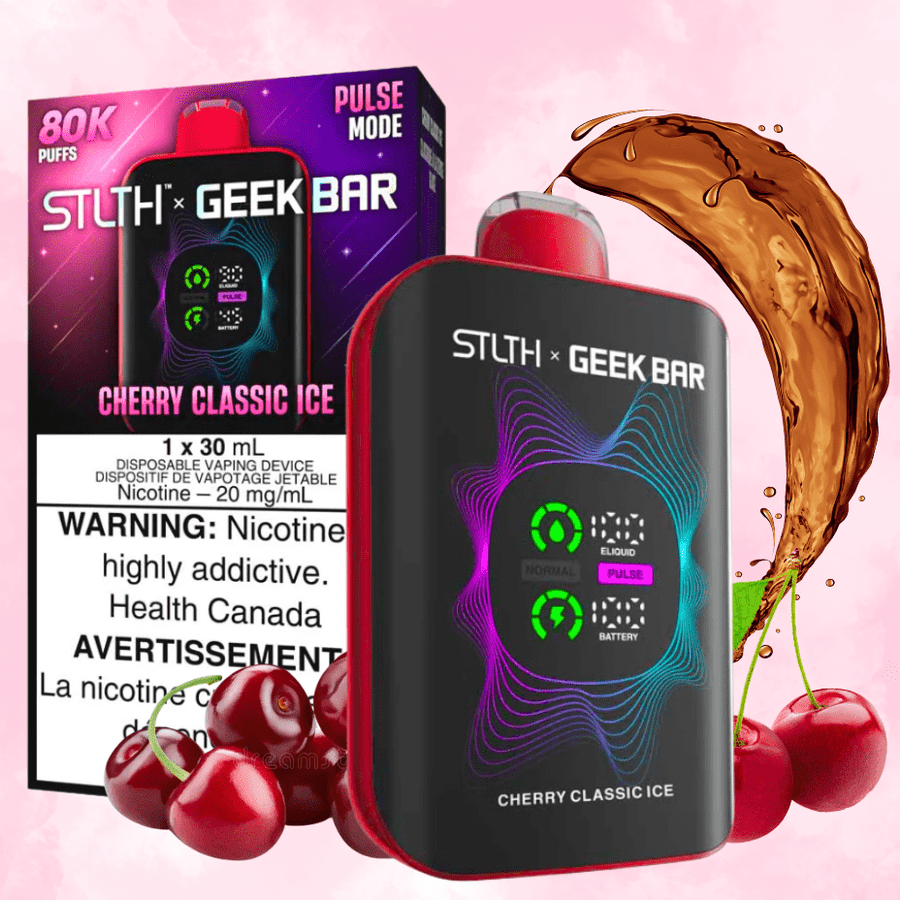STLTH x Geek Bar 80K Disposable Vape - Wild Watermelon Ice Winkler Vape SuperStore and Bong Shop Manitoba Canada