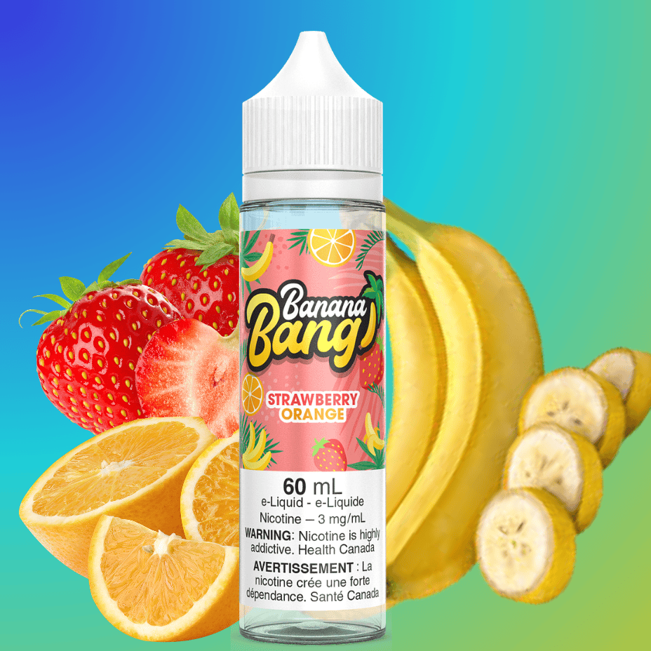Strawberry Orange by Banana Bang E-Liquid Winkler Vape SuperStore and Bong Shop Manitoba Canada