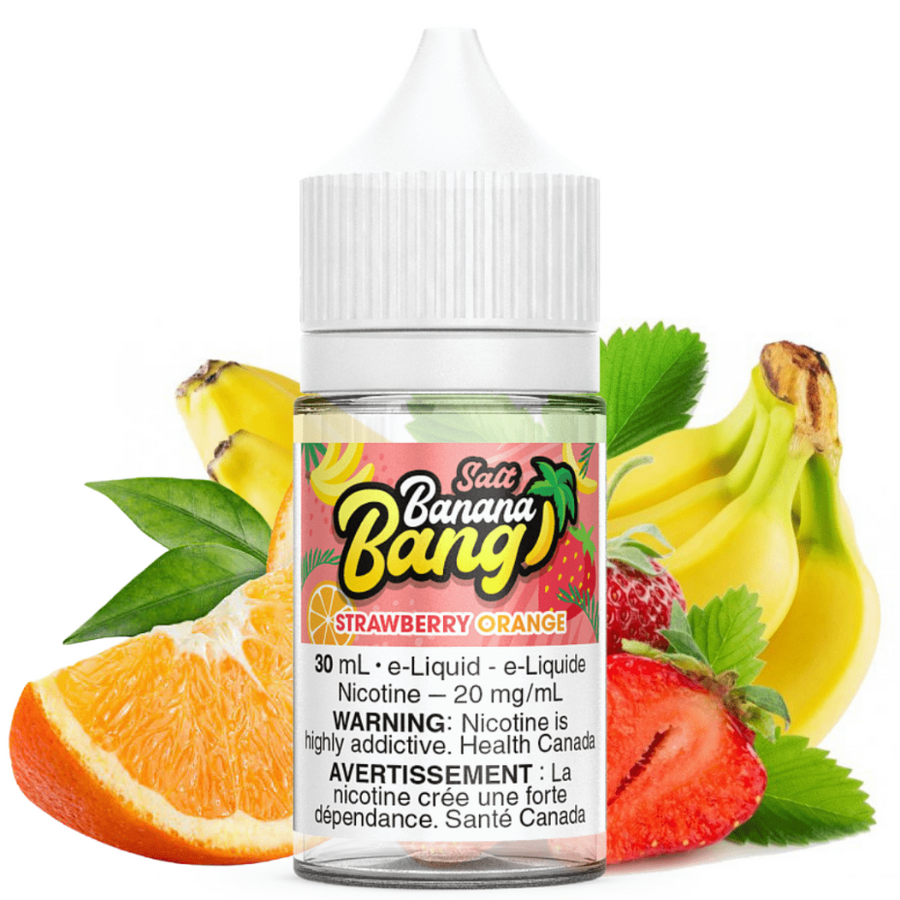 Strawberry Orange Salt by Banana Bang Salts Winkler Vape SuperStore and Bong Shop Manitoba Canada