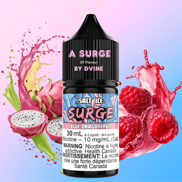 Surge E-Liquid-Blue Dragonfruit Ice Salt 30ml Winkler Vape SuperStore and Bong Shop Manitoba Canada