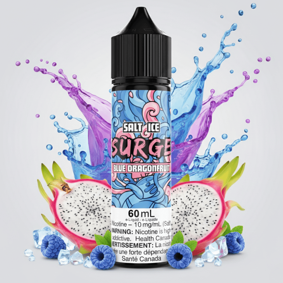 Surge E-Liquid-Blue Dragonfruit Ice Salt 60ml 60ml / 20mg Winkler Vape SuperStore and Bong Shop Manitoba Canada