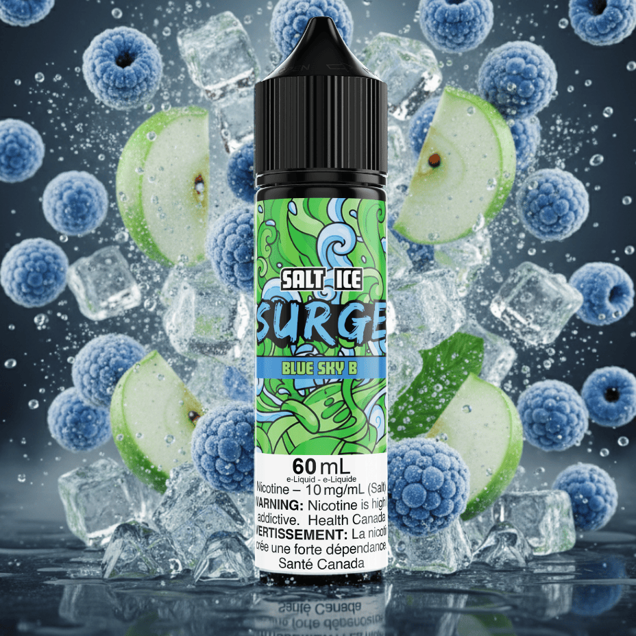 Surge E-Liquid-Blue Sky B Ice Salt 60ml Winkler Vape SuperStore and Bong Shop Manitoba Canada
