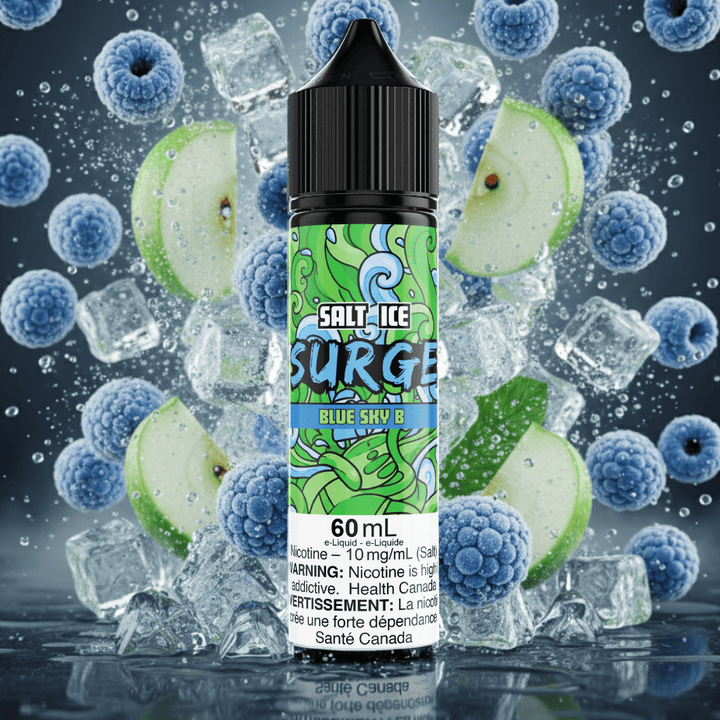 Surge E-Liquid-Blue Sky B Ice Salt 60ml Winkler Vape SuperStore and Bong Shop Manitoba Canada