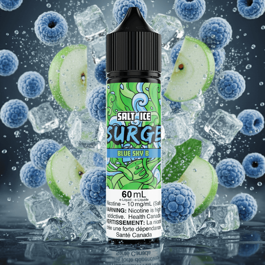 Surge E-Liquid-Blue Sky B Ice Salt 60ml Winkler Vape SuperStore and Bong Shop Manitoba Canada