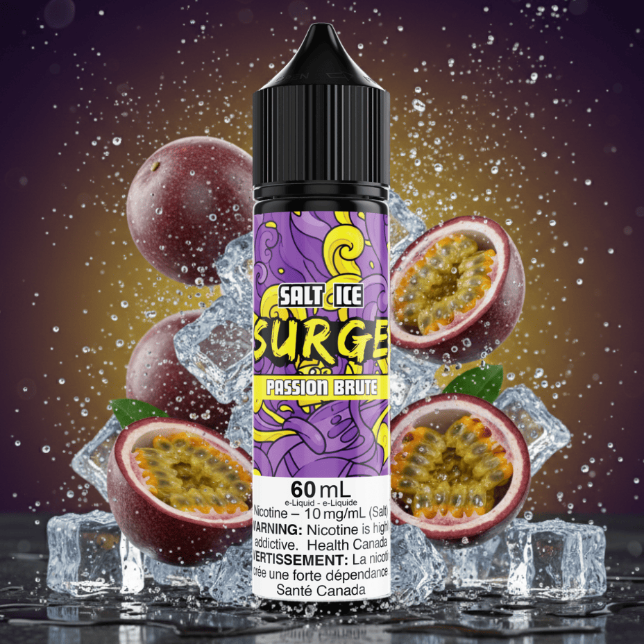 Surge E-Liquid-Passion Brute Ice Salt 60ml 60ml / 20mg Winkler Vape SuperStore and Bong Shop Manitoba Canada