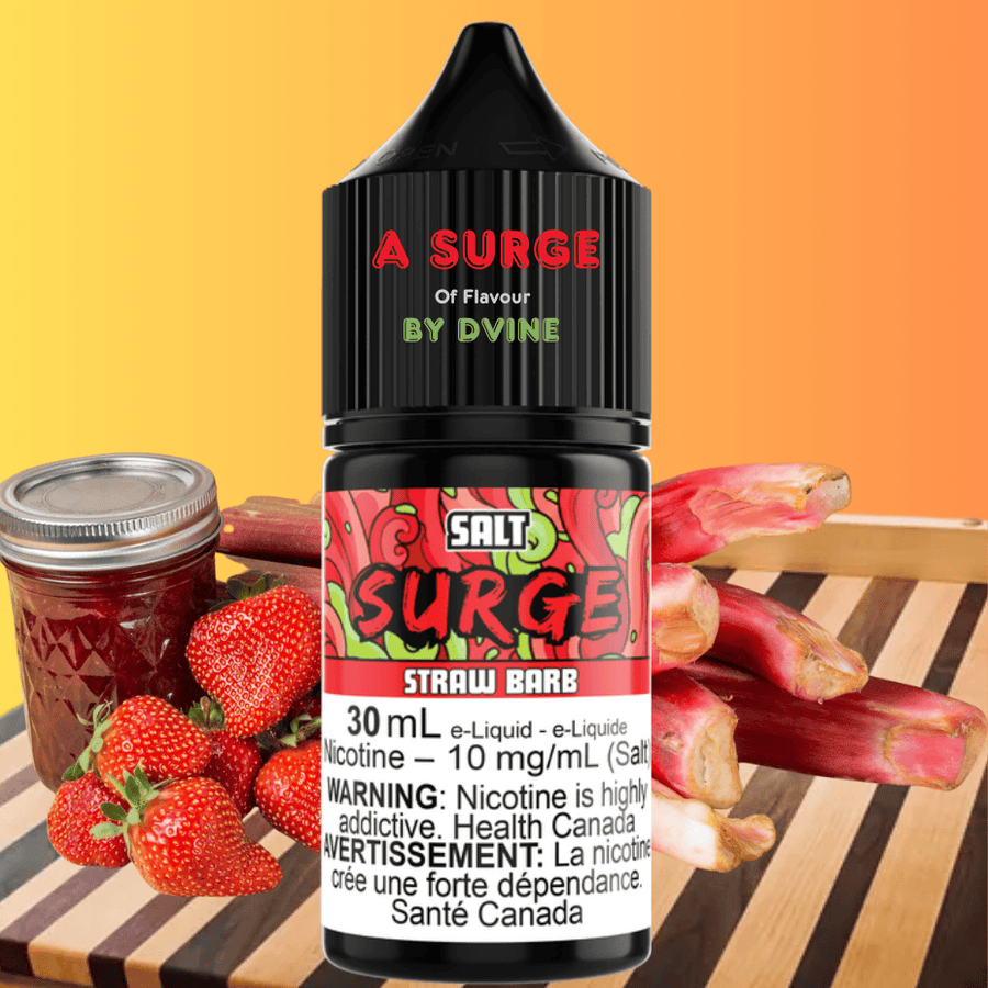 Surge E-Liquid-Straw Barb Salt 30ml 10mg Winkler Vape SuperStore and Bong Shop Manitoba Canada