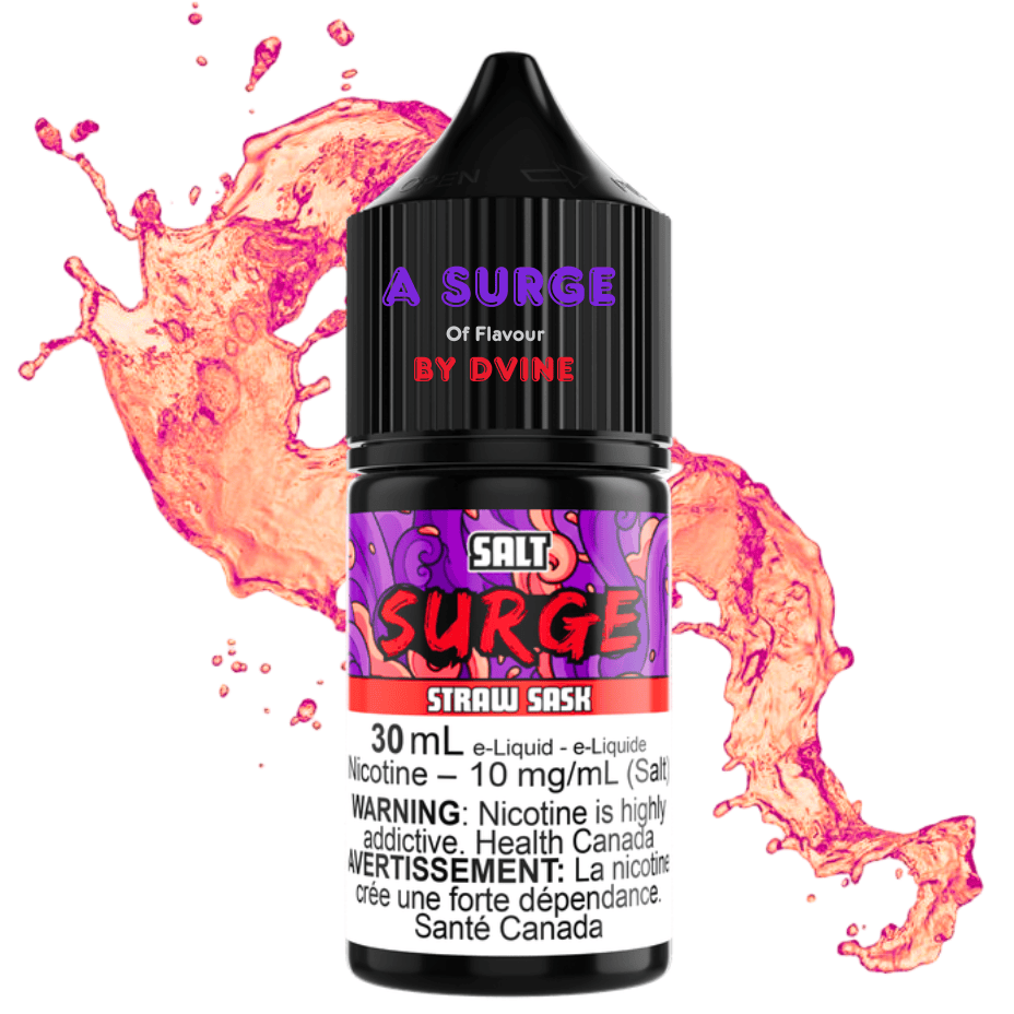 Surge E-Liquid-Straw Sask Salt 30ml Winkler Vape SuperStore and Bong Shop Manitoba Canada