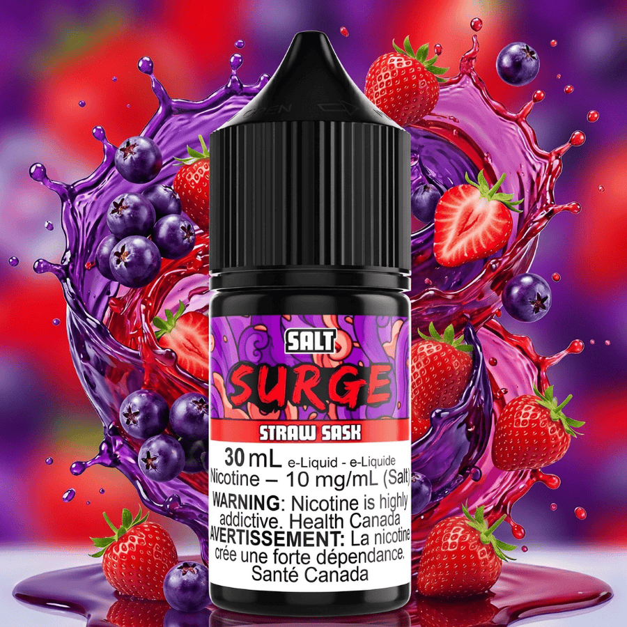 Surge E-Liquid-Straw Sask Salt 30ml Winkler Vape SuperStore and Bong Shop Manitoba Canada