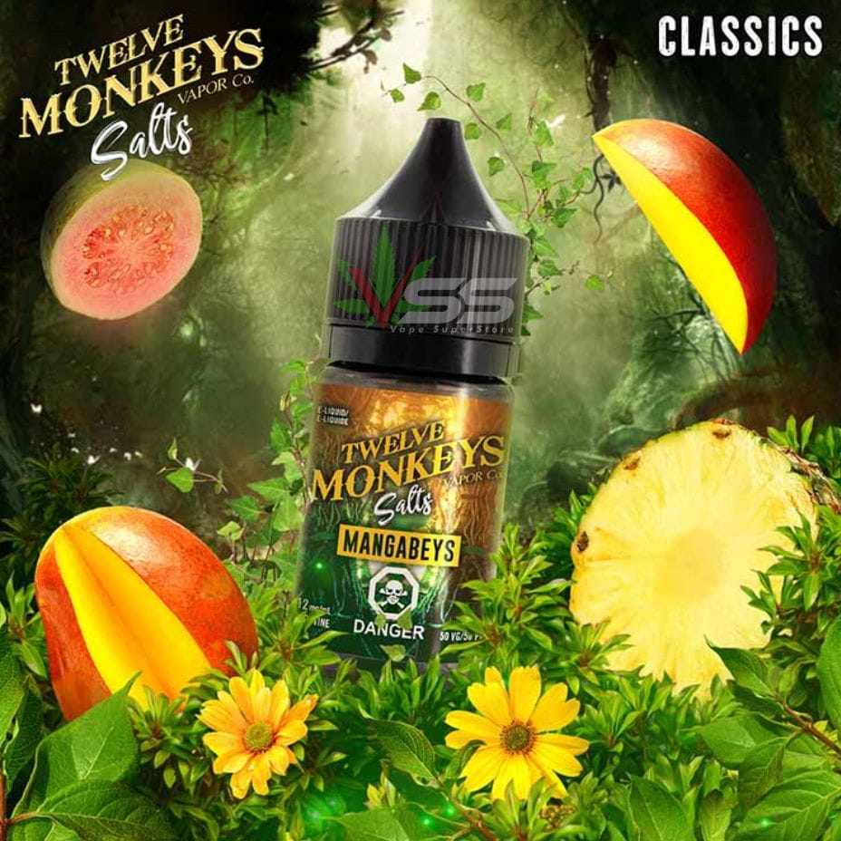 Twelve Monkeys Salt 30ml-Mangabeys Ice Winkler Vape SuperStore and Bong Shop Manitoba Canada