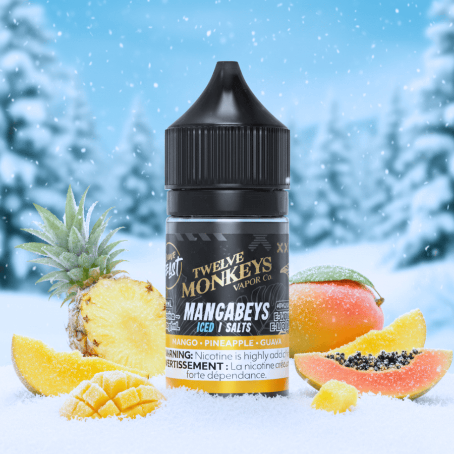 Twelve Monkeys Salt 30ml - Mangabeys Ice Winkler Vape SuperStore and Bong Shop Manitoba Canada