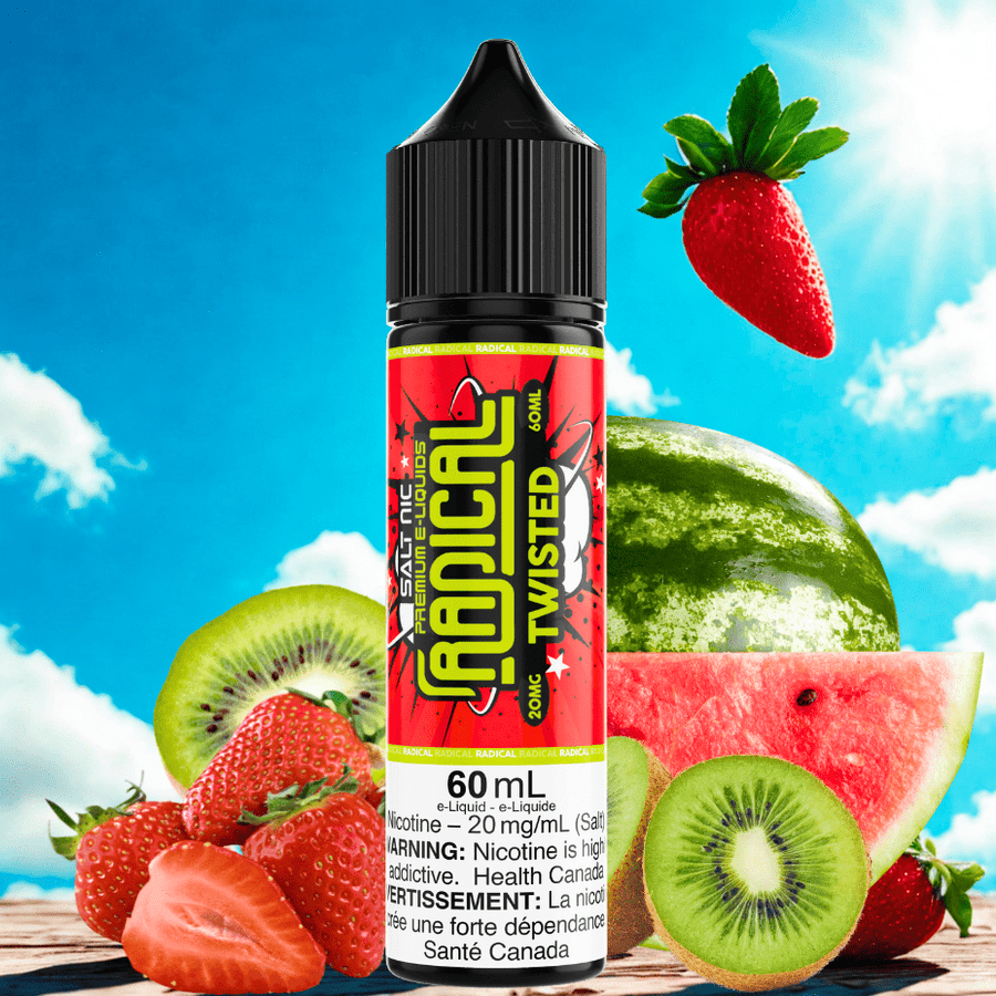 Twisted Salt by Radical E-Liquid-60mL Winkler Vape SuperStore and Bong Shop Manitoba Canada
