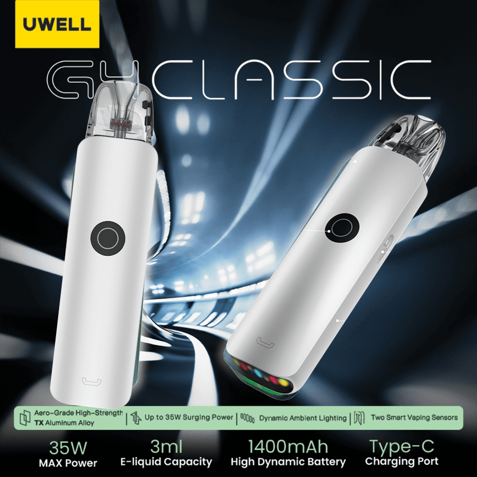 Uwell Caliburn G4 CLASSIC Pod Kit-1400mAh Winkler Vape SuperStore and Bong Shop Manitoba Canada