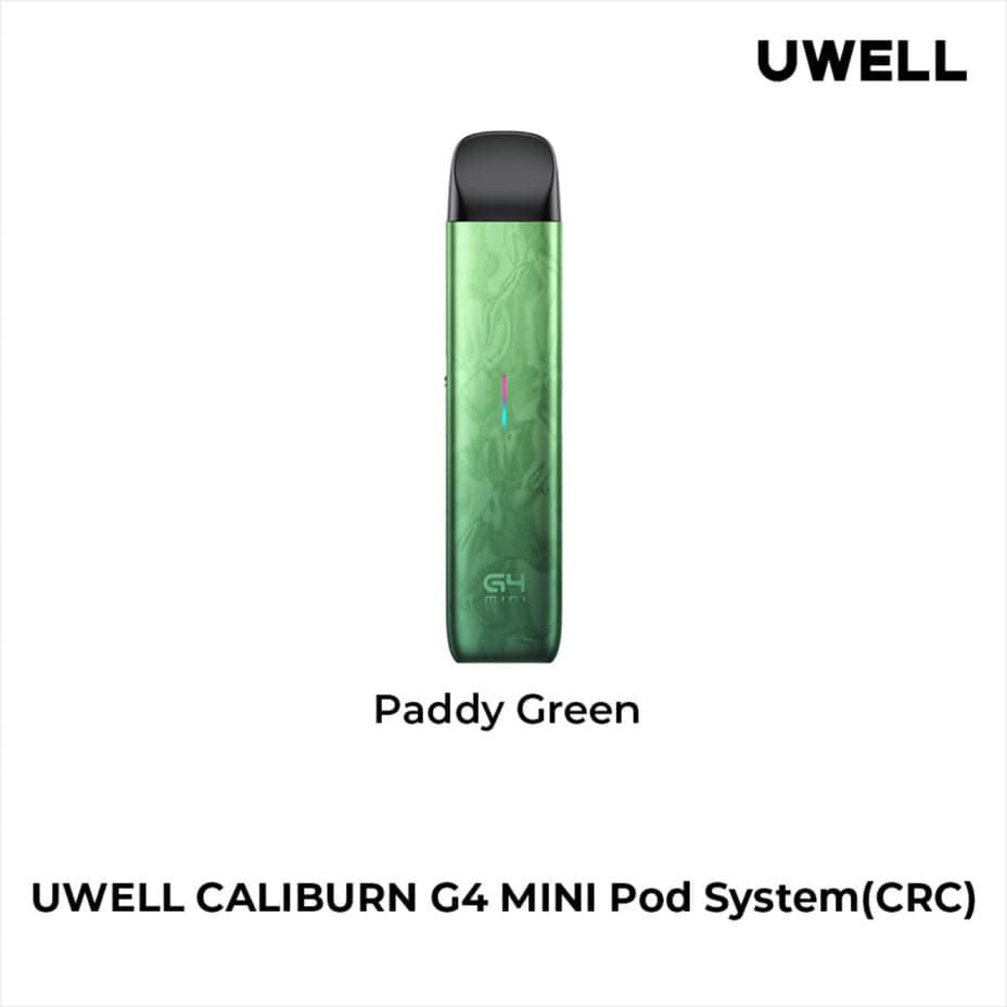Uwell Caliburn G4 Mini Pod Kit Green Winkler Vape SuperStore and Bong Shop Manitoba Canada