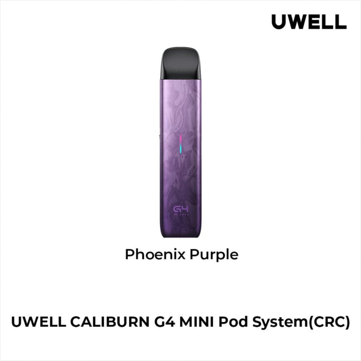 Uwell Caliburn G4 Mini Pod Kit Purple Winkler Vape SuperStore and Bong Shop Manitoba Canada