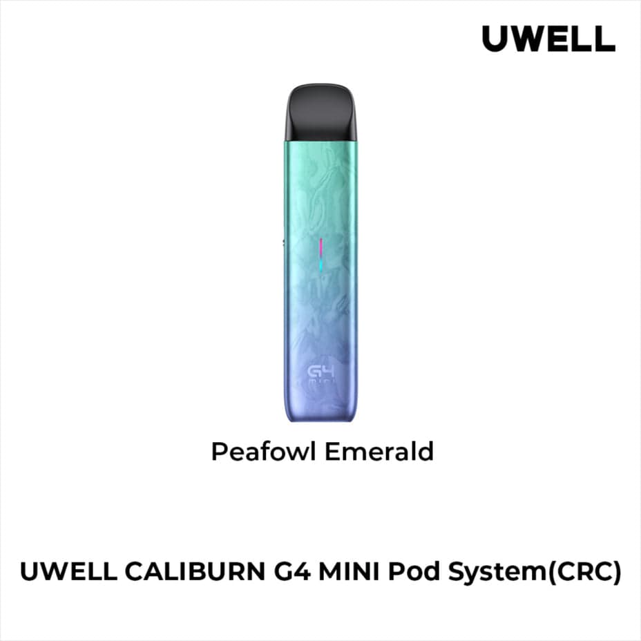 Uwell Caliburn G4 Mini Pod Kit Teal Winkler Vape SuperStore and Bong Shop Manitoba Canada