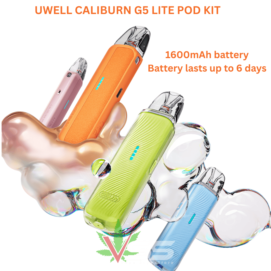 Uwell Caliburn G5 Lite Pod Kit-1600mAh Winkler Vape SuperStore and Bong Shop Manitoba Canada