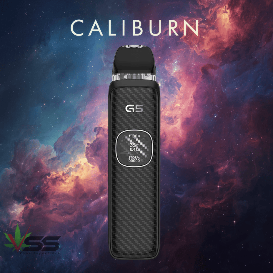 Uwell Caliburn G5 Pod Kit-1600mAh Carbon Black Winkler Vape SuperStore and Bong Shop Manitoba Canada