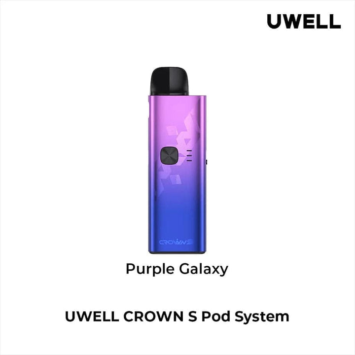 Uwell Crown S Pod Kit Purple Galaxy Winkler Vape SuperStore and Bong Shop Manitoba Canada