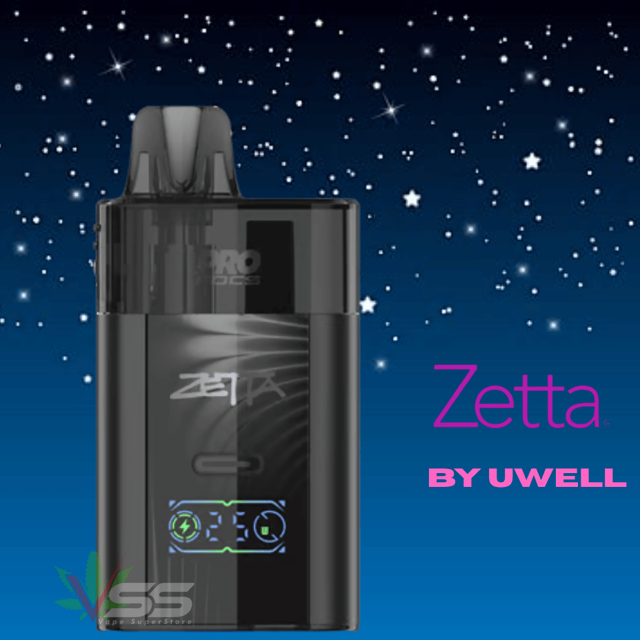 Uwell Zetta Pod Kit-2000mAh Black Winkler Vape SuperStore and Bong Shop Manitoba Canada