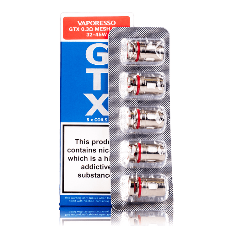 Vaporesso GTX Replacement Coils - 5pck 0.3ohm Mesh Winkler Vape SuperStore and Bong Shop Manitoba Canada