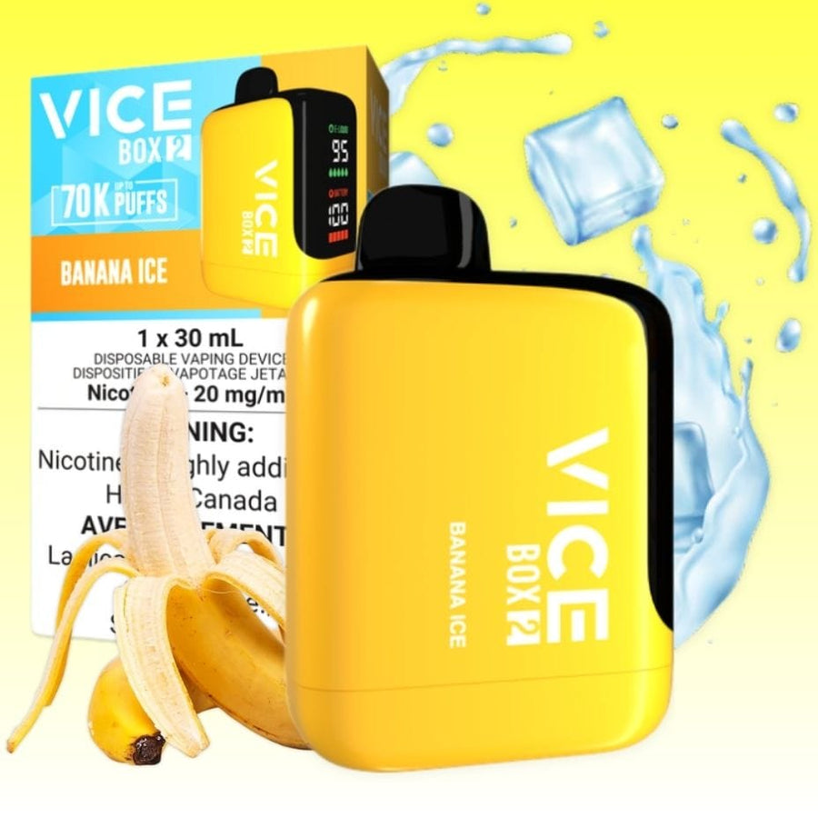Vice Box 2 Disposable Vape-Banana Ice Winkler Vape SuperStore and Bong Shop Manitoba Canada
