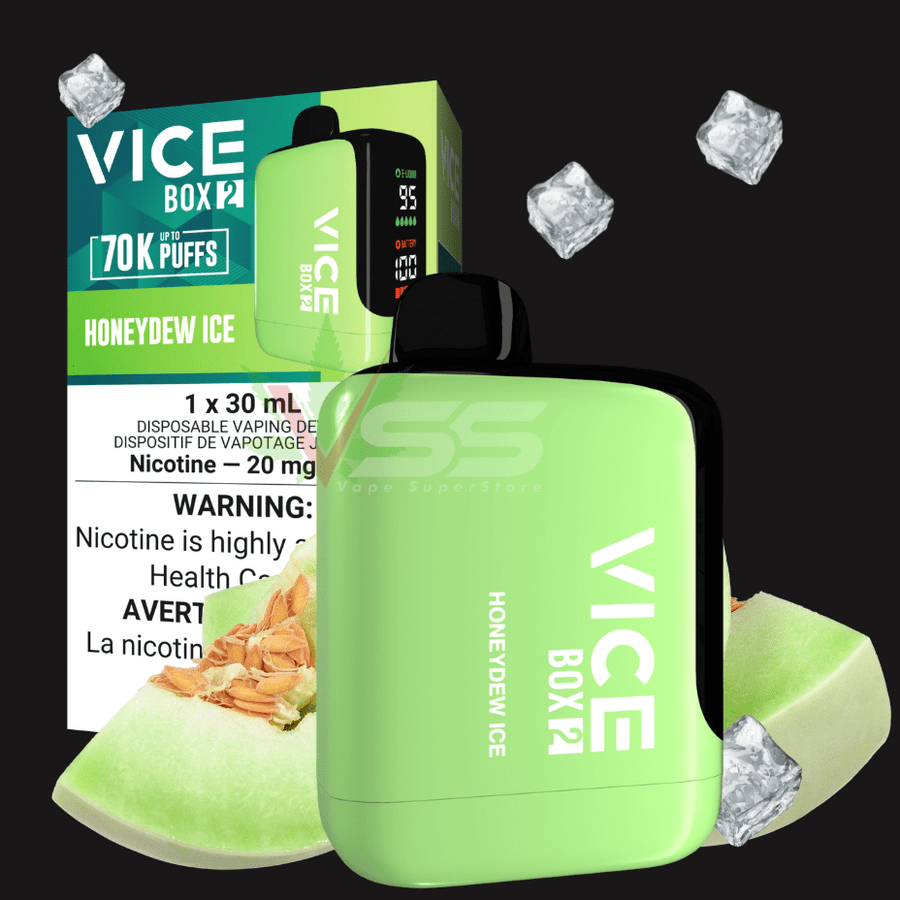 Vice Box 2 Disposable Vape-Honeydew Ice Winkler Vape SuperStore and Bong Shop Manitoba Canada
