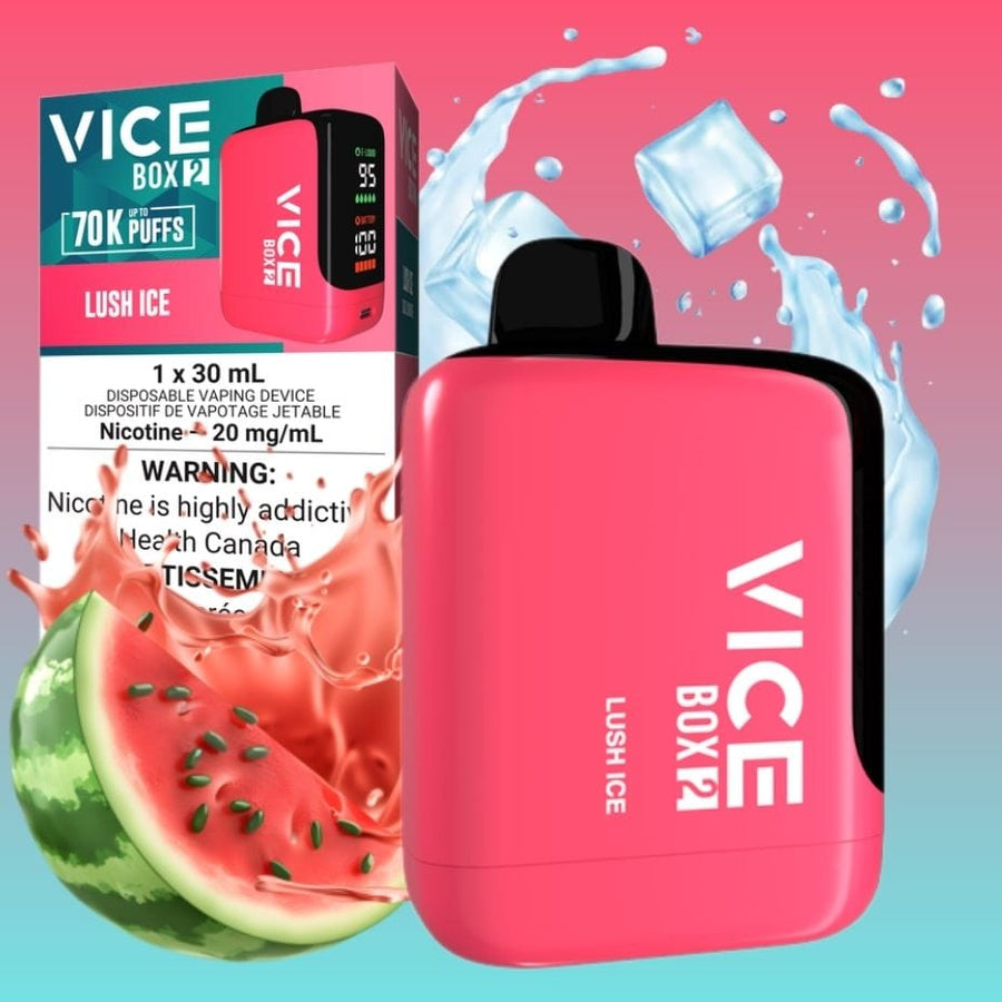 Vice Box 2 Disposable Vape-Lush Ice Winkler Vape SuperStore and Bong Shop Manitoba Canada