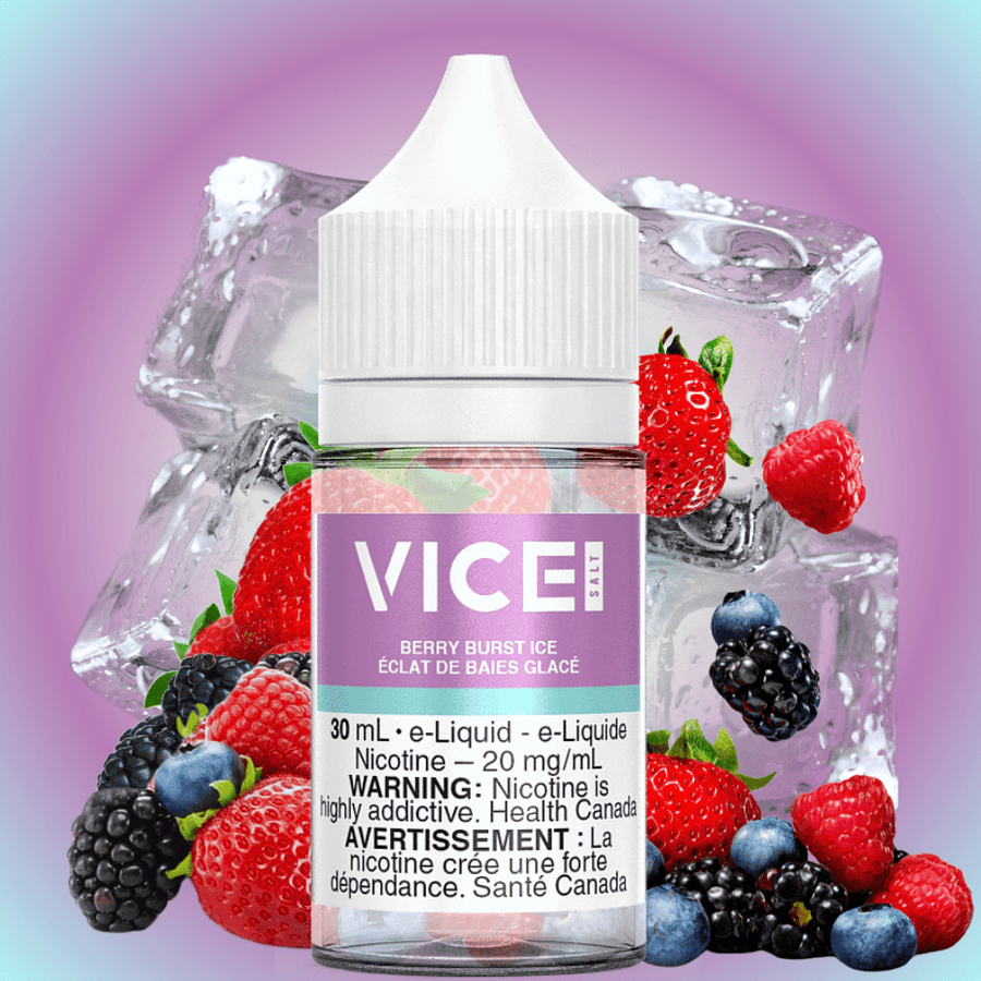 Vice Salt Salt Nic E-Liquid 30ml / 12mg Berry Burst Ice Salt by Vice E-liquid Berry Burst Ice Salt by Vice E-liquid - Winkler Vape SuperStore, CA
