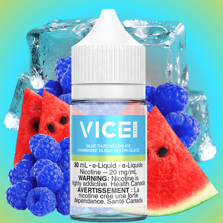 Vice Salt Salt Nic E-Liquid 30ml / 12mg Blue Razz Melon Ice by Vice E-liquid Blue Razz Melon Ice by Vice E-liquid - Winkler Vape SuperStore Canada