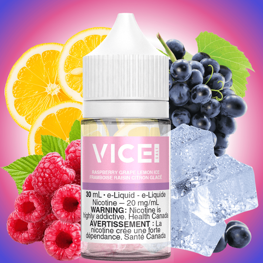 Vice Salt Salt Nic E-Liquid 30ml / 12mg Raspberry Grape Lemon Ice Salt by Vice E-liquid Raspberry Grape Lemon Ice Salt by Vice E-liquid - Vape SuperStore