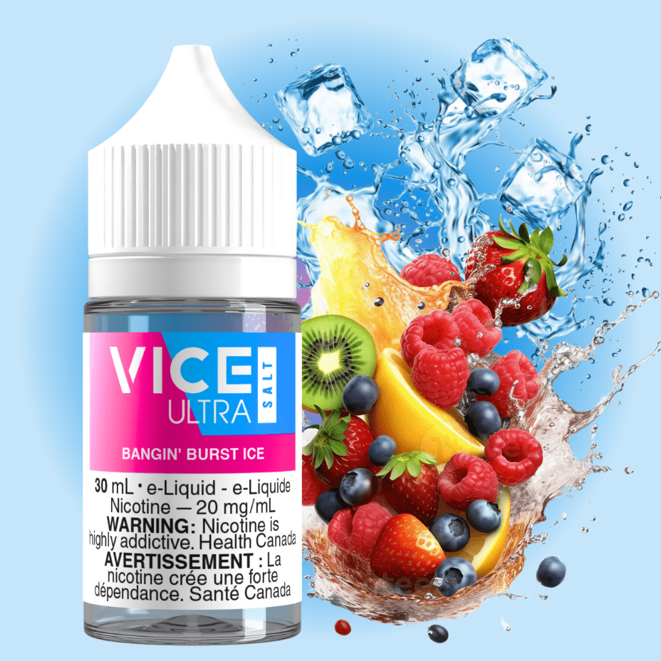 Vice Ultra Salt - Bangin' Burst Ice 20mg Winkler Vape SuperStore and Bong Shop Manitoba Canada