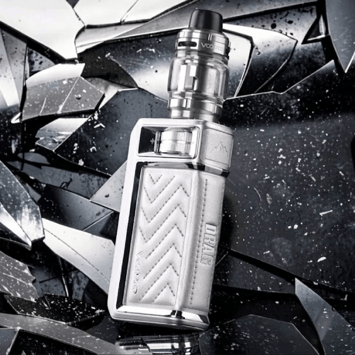 VooPoo Drag 6 Box Mod Kit-220W Silver Winkler Vape SuperStore and Bong Shop Manitoba Canada