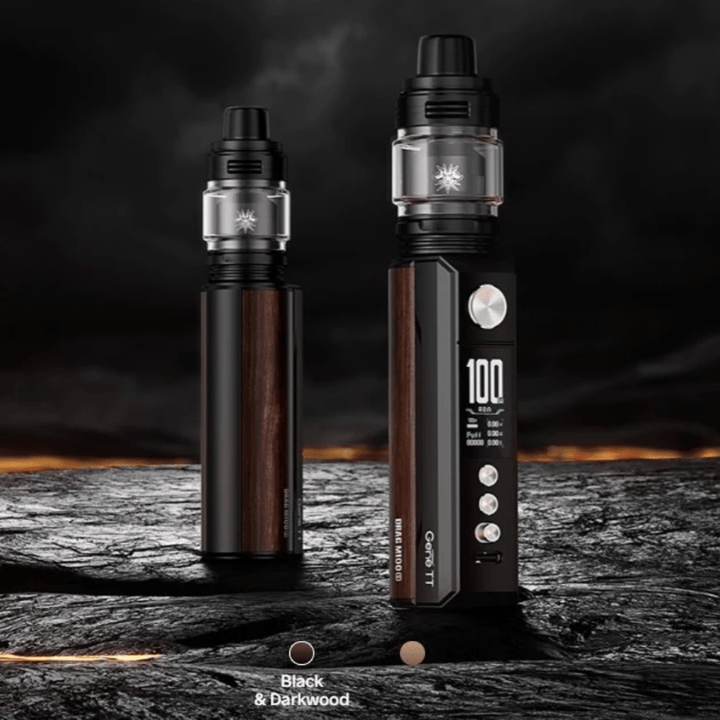 VooPoo Drag M100S Box Mod-100W Black Darkwood Winkler Vape SuperStore and Bong Shop Manitoba Canada