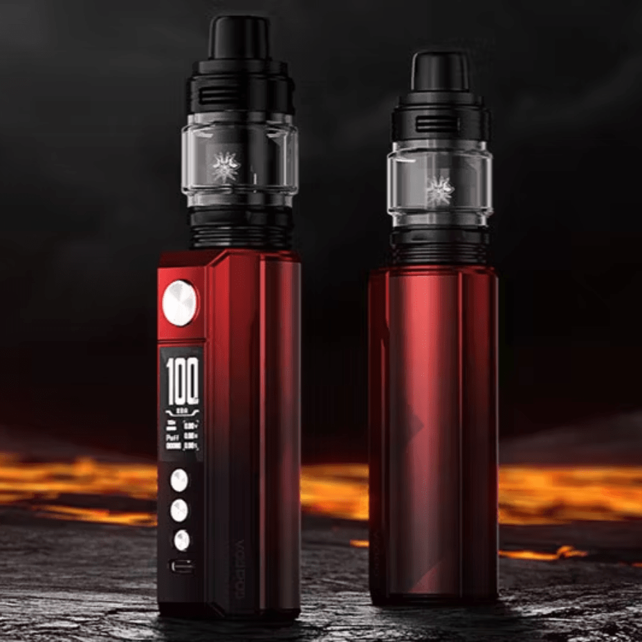 VooPoo Drag M100S Box Mod-100W Black & Red Winkler Vape SuperStore and Bong Shop Manitoba Canada