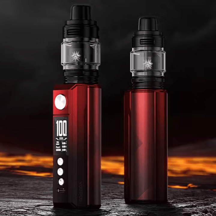 VooPoo Drag M100S Box Mod-100W Black & Red Winkler Vape SuperStore and Bong Shop Manitoba Canada
