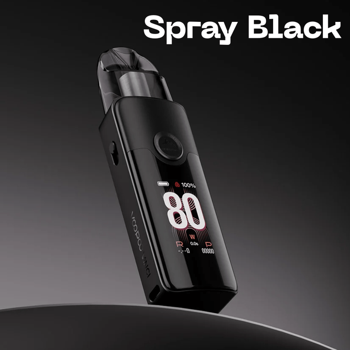 VooPoo Vinci E80 Pod Kit - 3000mAh Spray Black Winkler Vape SuperStore and Bong Shop Manitoba Canada