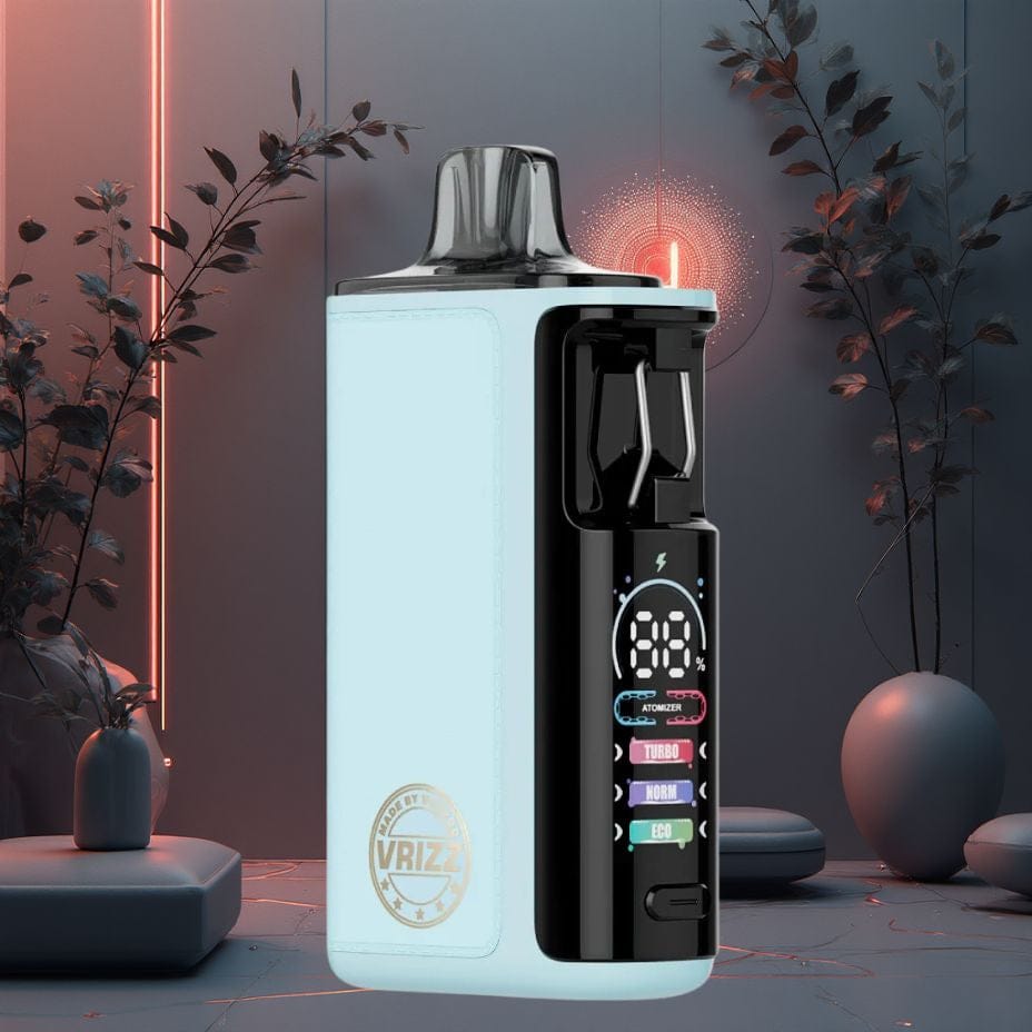 VooPoo VRIZZ 2 Pod Kit 15mL Blue Leather Winkler Vape SuperStore and Bong Shop Manitoba Canada