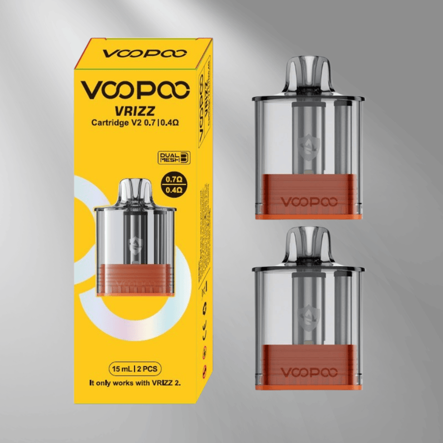 VooPoo Vrizz V2 Replacement Pods 15ML (2 Pack) 0.7Ω Winkler Vape SuperStore and Bong Shop Manitoba Canada