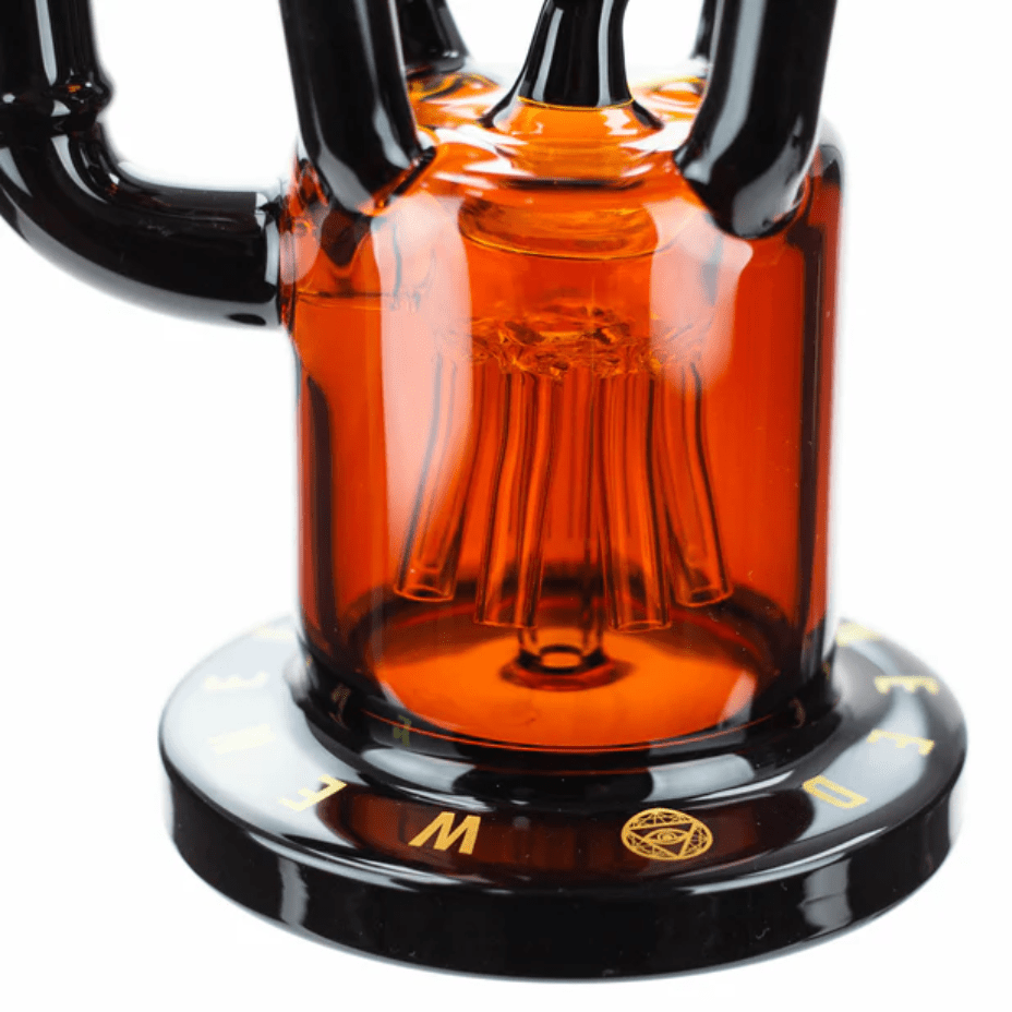 WENEED Dab Rigs 12" / Amber WENEED Dark Alchemy Recycler Dab Rig-12" WENEED Dark Alchemy Recycler Dab Rig-12"-Winkler Vape SuperStore & Bong Shop MB, Canada