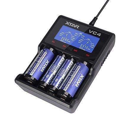 X-tar Hardware 4-bay X-TAR Battery Chargers X-TAR Battery Charger - Winkler Vape SuperStore, Manitoba, Canada