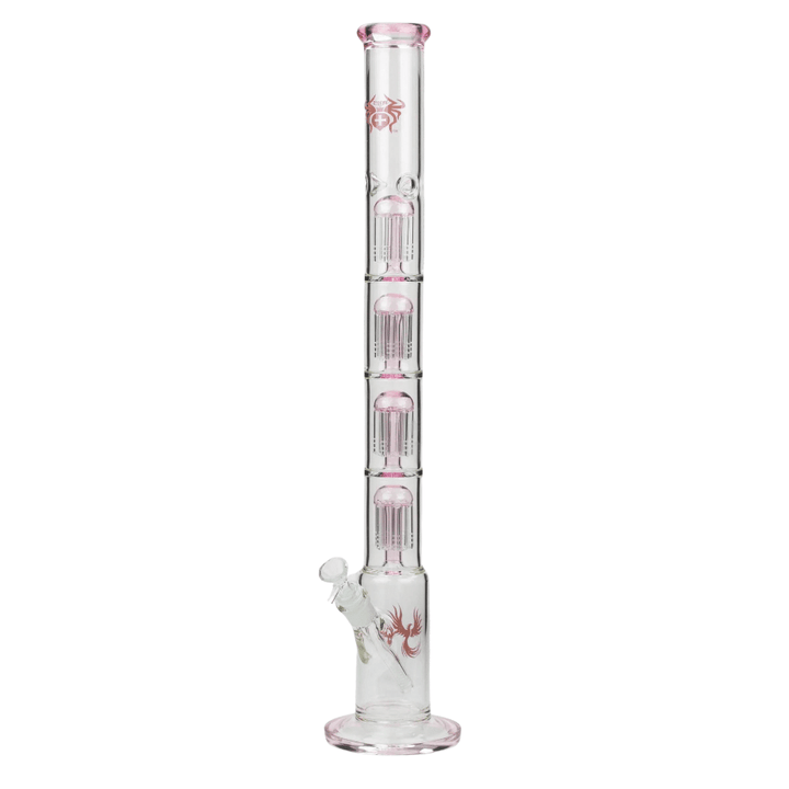 Xtreme 7mm Quad-percolator Straight Tube-26" 26" / Pink Winkler Vape SuperStore and Bong Shop Manitoba Canada