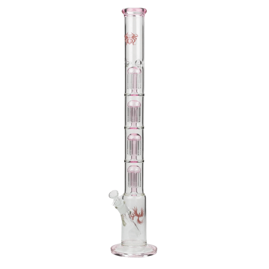 Xtreme 7mm Quad-percolator Straight Tube-26" 26" / Pink Winkler Vape SuperStore and Bong Shop Manitoba Canada