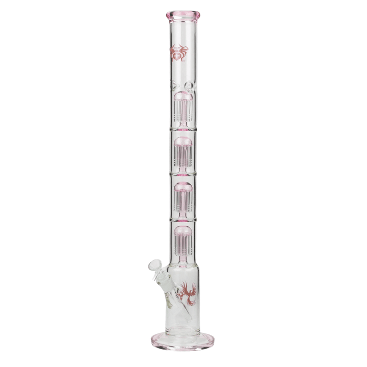 Xtreme 7mm Quad-percolator Straight Tube-26" 26" / Pink Winkler Vape SuperStore and Bong Shop Manitoba Canada