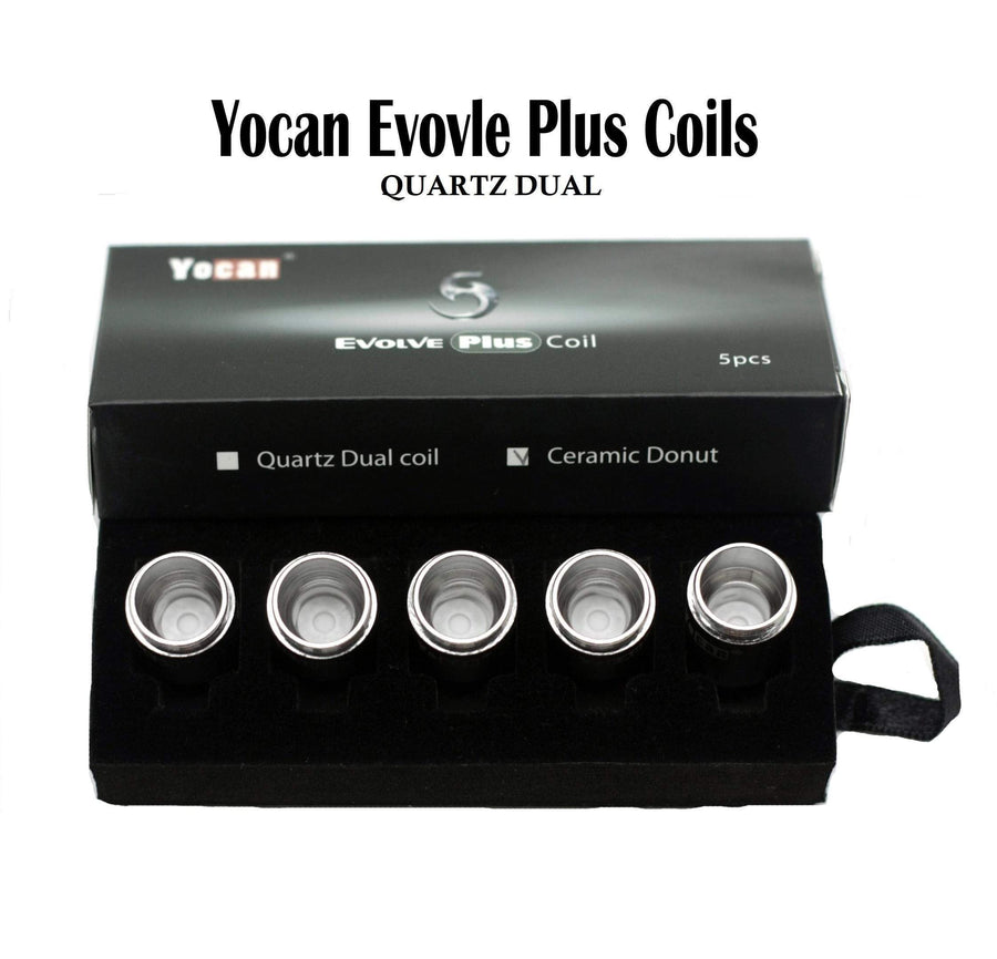 Yocan 420 Hardware Dual Quartz Yocan Evolve Plus Dual Quartz Coil Yocan Evolve Plus Dual Quartz Coil-Winkler Vape SuperStore Manitoba