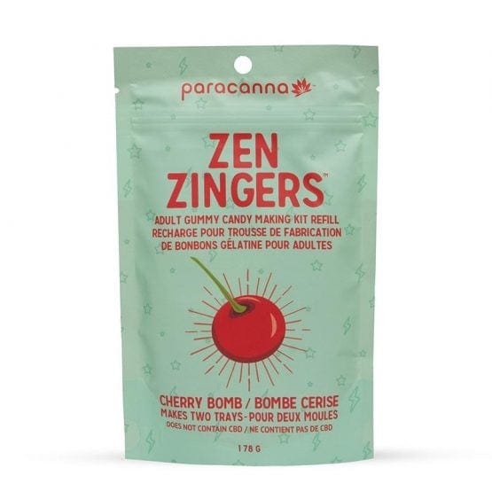 Zen Zingers 420 Accessories Cherry Bomb Zen Zingers Gummy Refills Zen Zingers Gummy Refills-Winker Vape SuperStore Manitoba, Canada