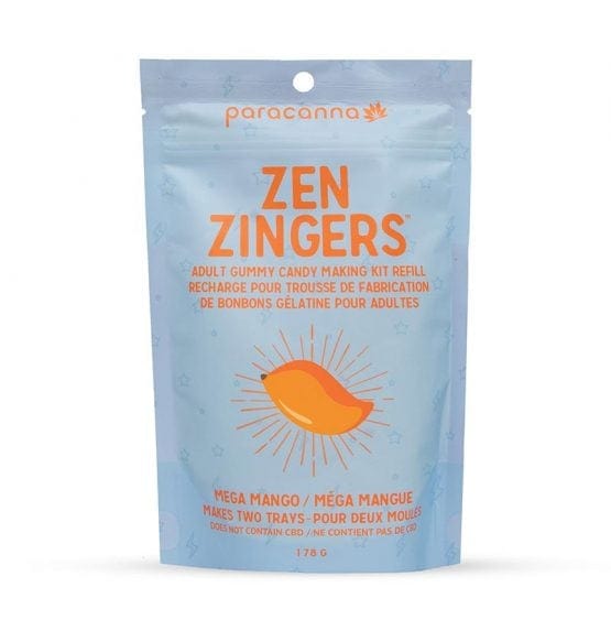 Zen Zingers 420 Accessories Mega Mango Zen Zingers Gummy Refills Zen Zingers Gummy Refills-Winker Vape SuperStore Manitoba, Canada